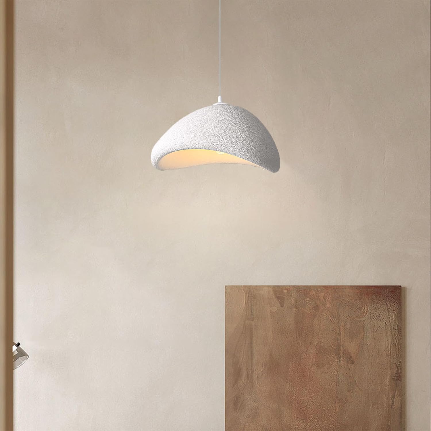 Pendul COLOSSUS Triunghi Alb 50cm