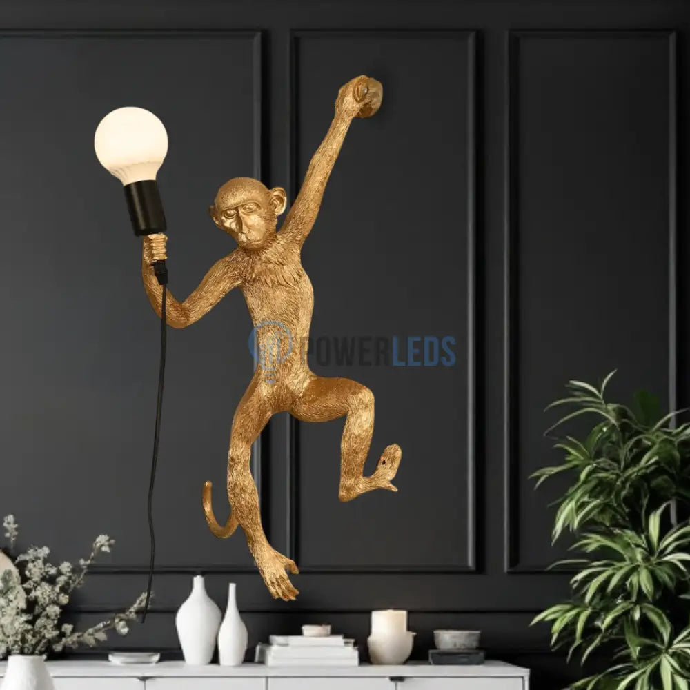 Aplica 1x27 Monkey Gold AURIE / APLICA PERETE Wall Light Fixtures