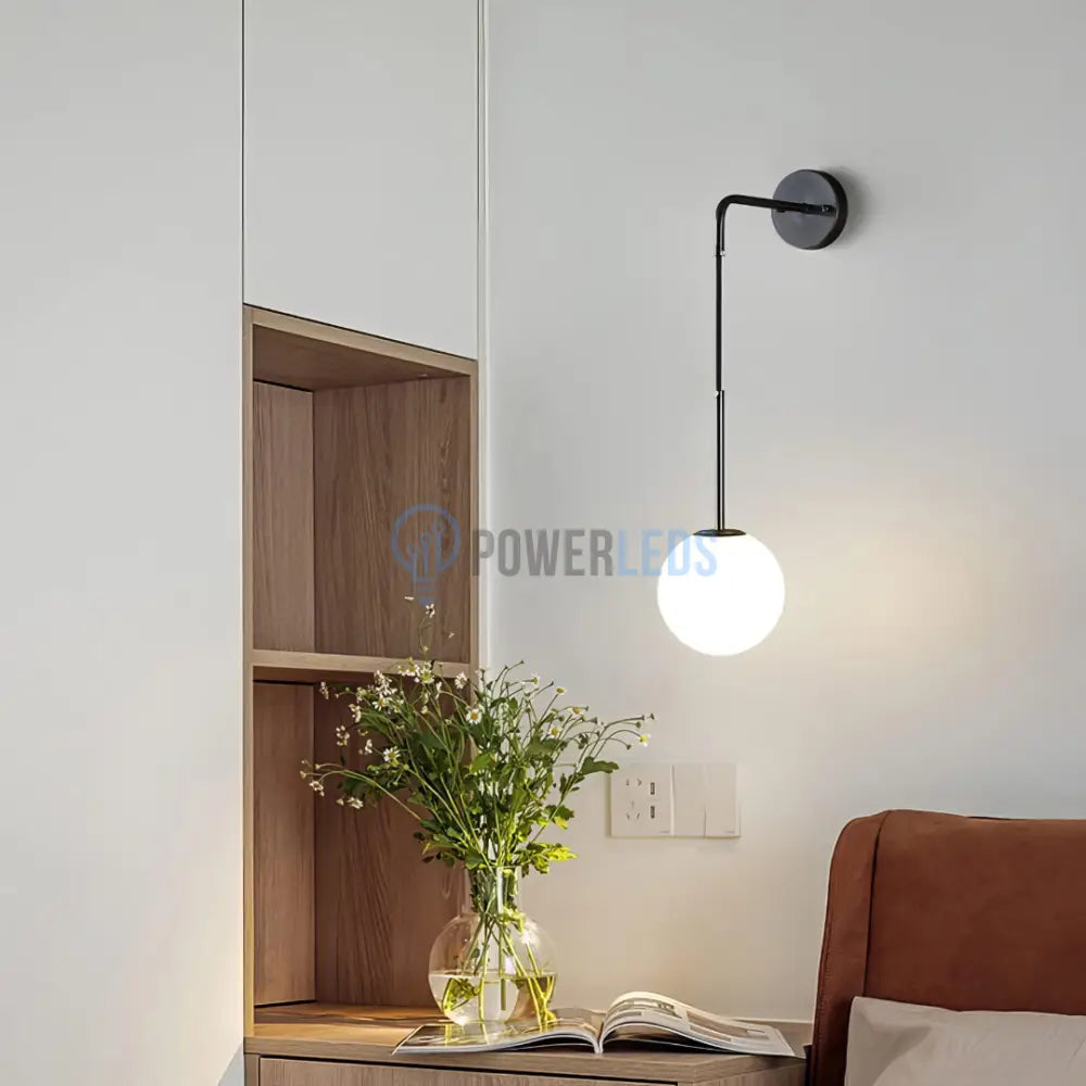 Aplica Ajustabila Nordic Style Black Abajur Mat NEAGRA / ABAJUR / APLICA PERETE Wall Light Fixtures