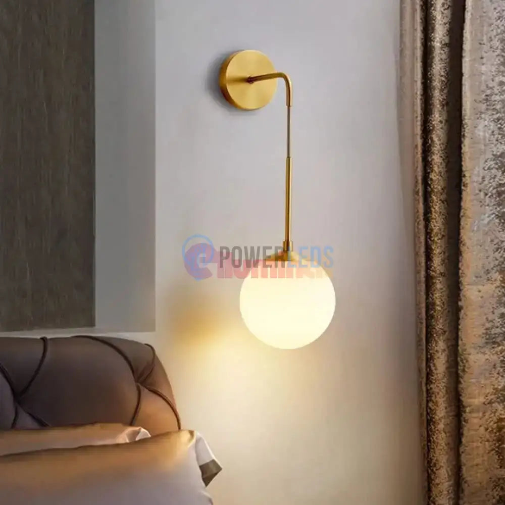 Aplica Ajustabila Slim Nordic Style Gold Abajur Mat powerleds.ro