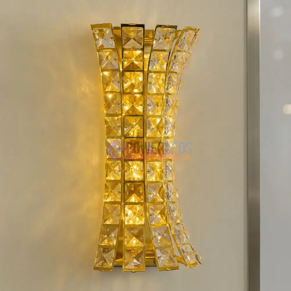 Aplica Perete Cristal Golden Corset Deluxe powerleds.ro