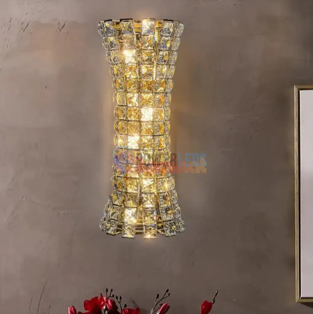 Aplica Perete Cristal Golden Corset Deluxe powerleds.ro