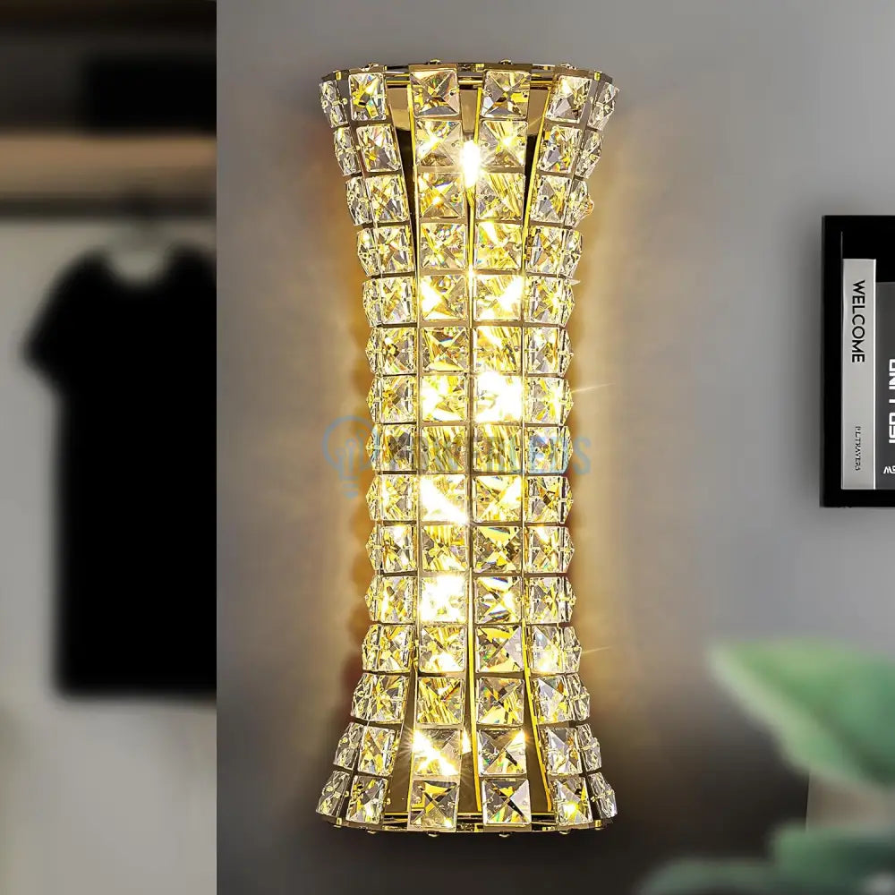 Aplica Perete Cristal Golden Corset Deluxe powerleds.ro