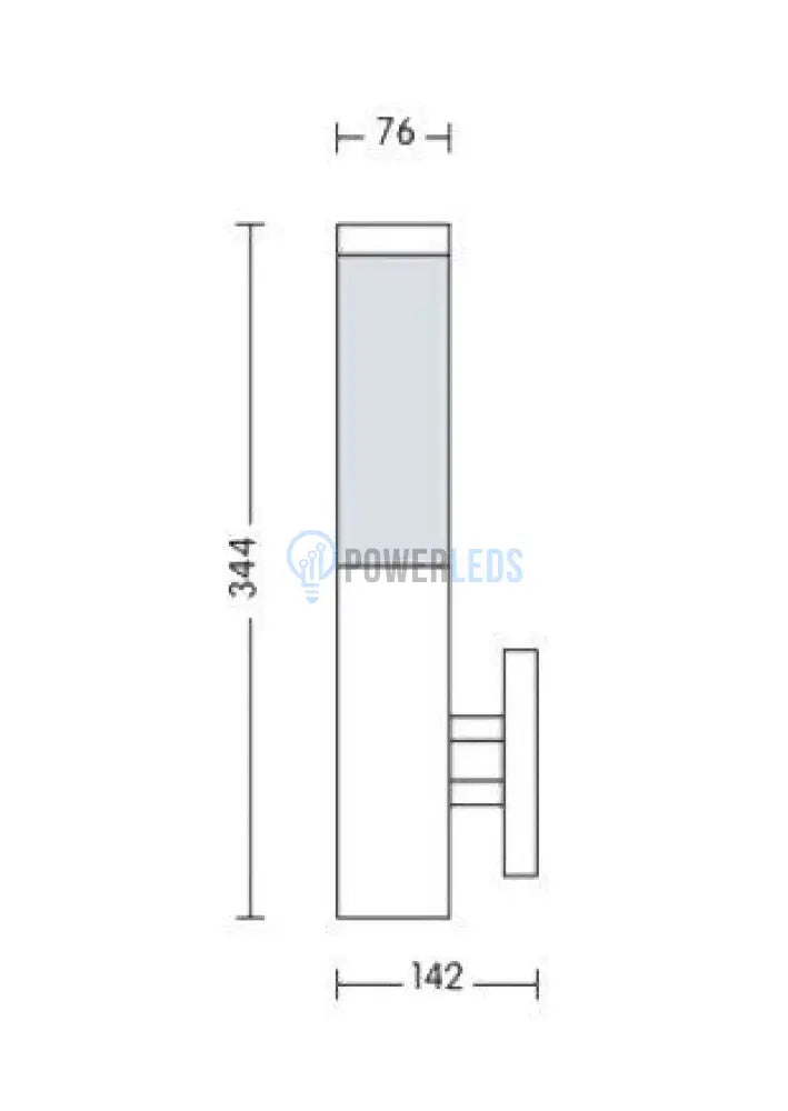 Aplica Exterior Chrome Defne-2 Lighting Fixtures