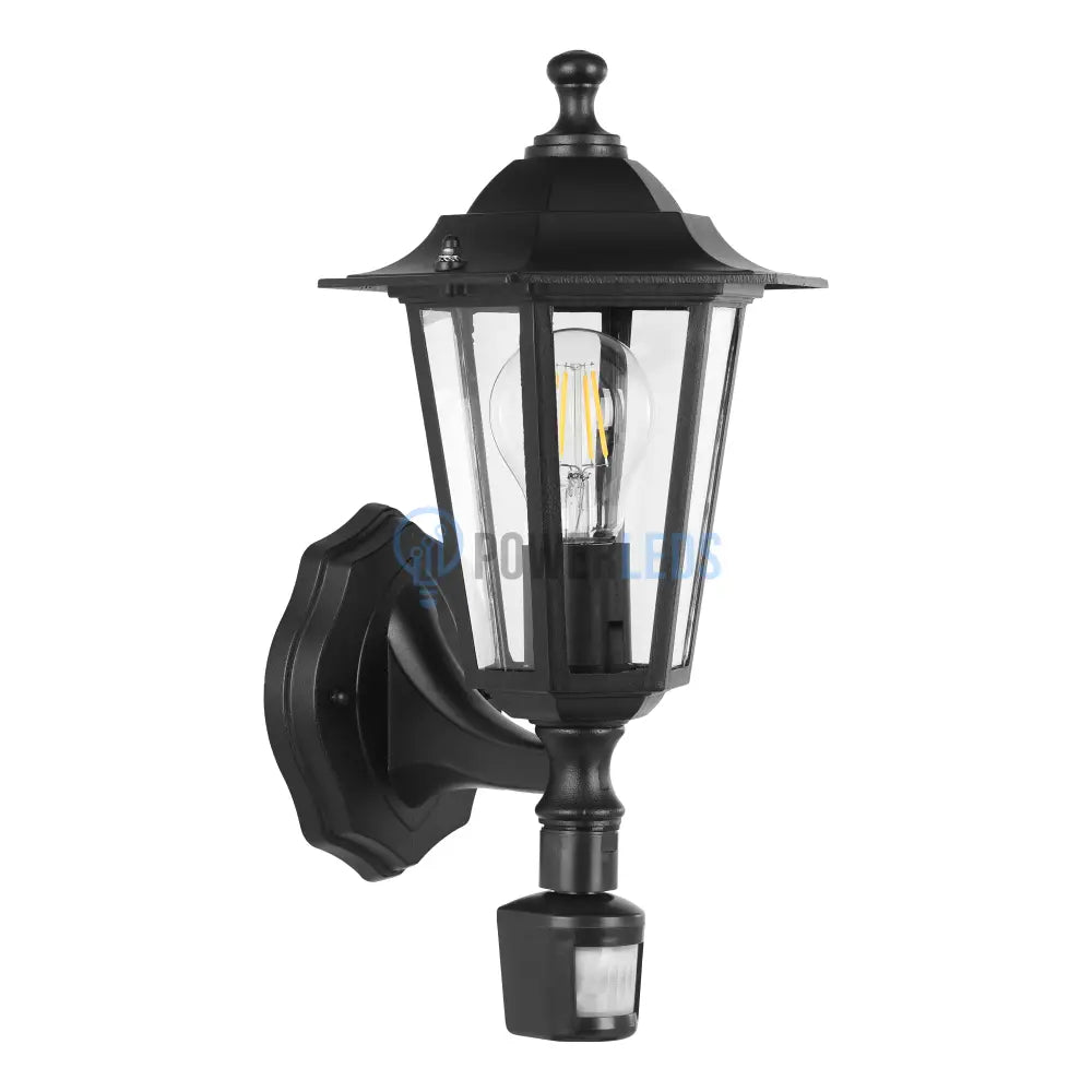 Aplica Exterior Tip Felinar cu Senzor LATERNA 4 Black 36CM NEAGRA / APLICA PERETE Wall Light Fixtures