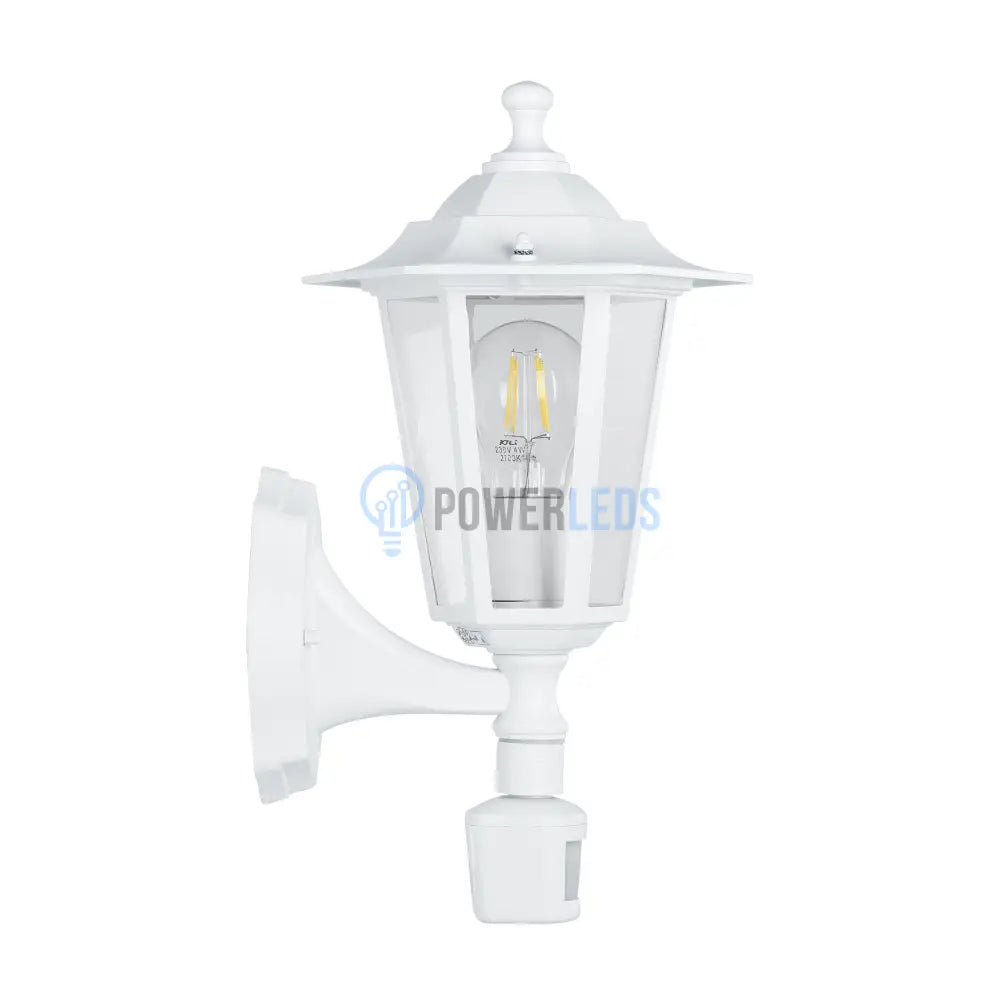 Aplica Exterior Tip Felinar cu Senzor LATERNA 5 White ALBA / APLICA PERETE Wall Light Fixtures