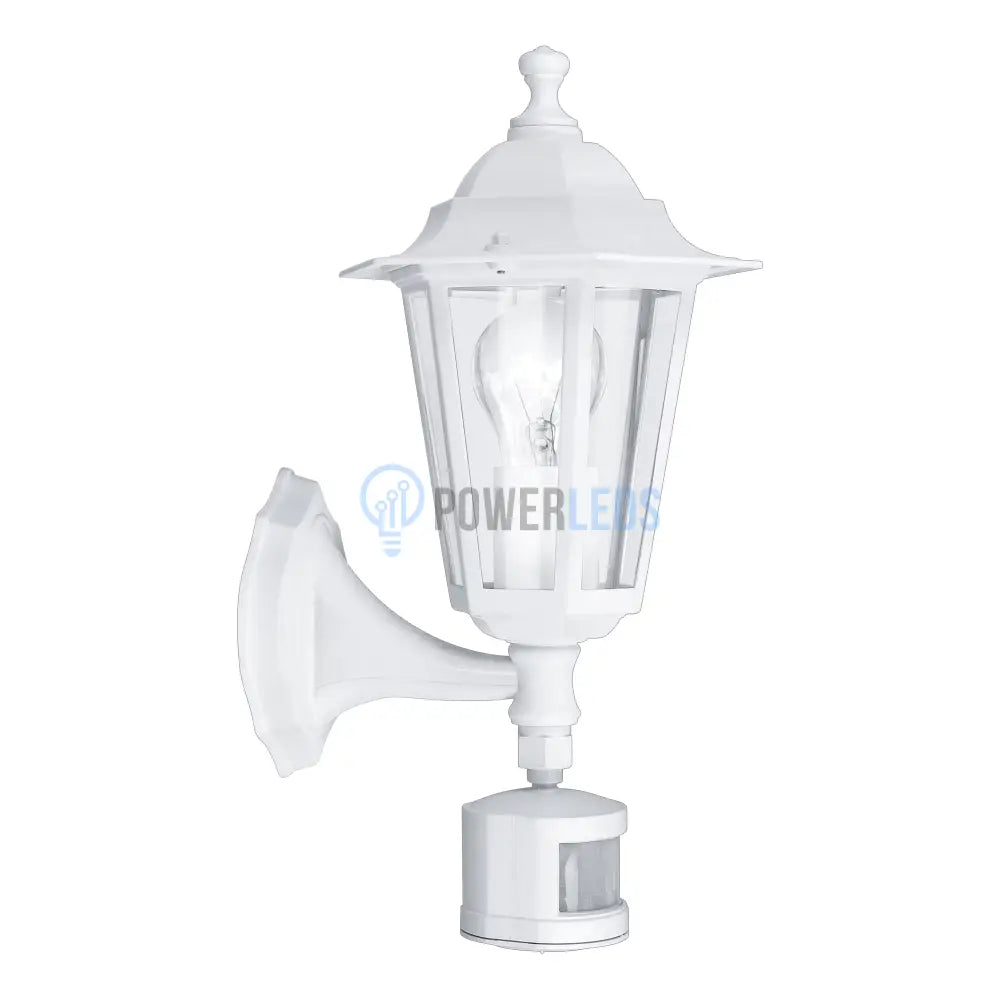 Aplica Exterior Tip Felinar cu Senzor LATERNA 5 White ALBA / APLICA PERETE Wall Light Fixtures