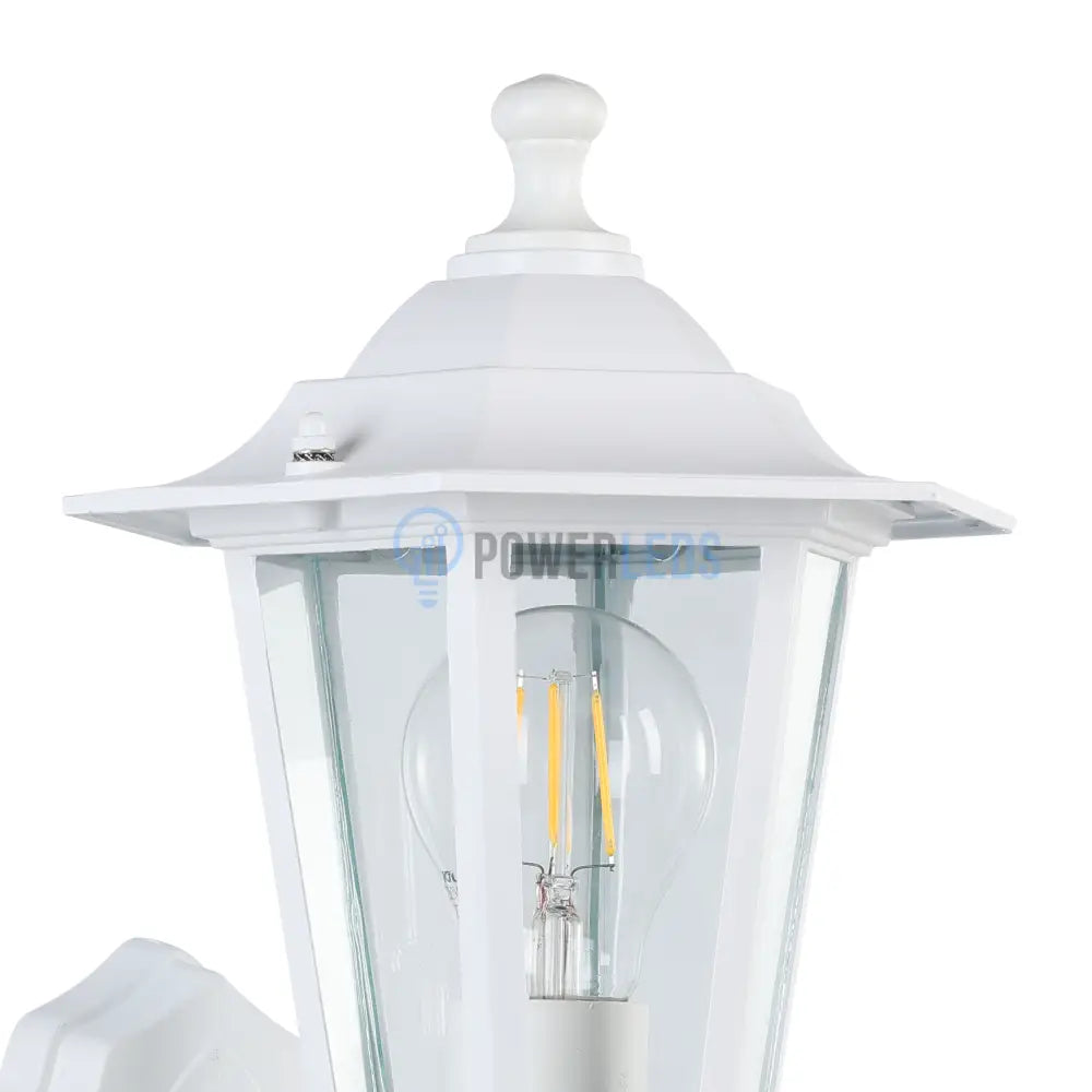 Aplica Exterior Tip Felinar cu Senzor LATERNA 5 White ALBA / APLICA PERETE Wall Light Fixtures