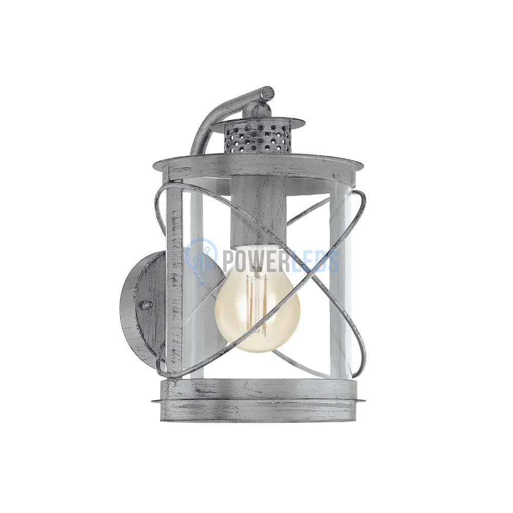 Aplica Exterior Tip Felinar HILBURN 1 Silver ARGINTIE / APLICA PERETE Wall Light Fixtures