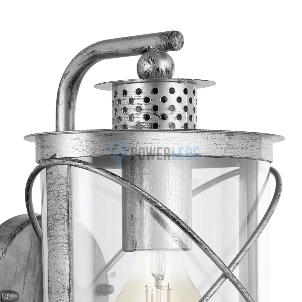 Aplica Exterior Tip Felinar HILBURN 1 Silver ARGINTIE / APLICA PERETE Wall Light Fixtures
