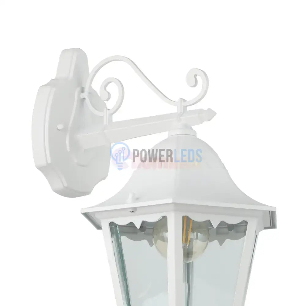 Aplica Exterior Tip Felinar NAVEDO White 47.5CM Eglo ALBA / APLICA PERETE Wall Light Fixtures