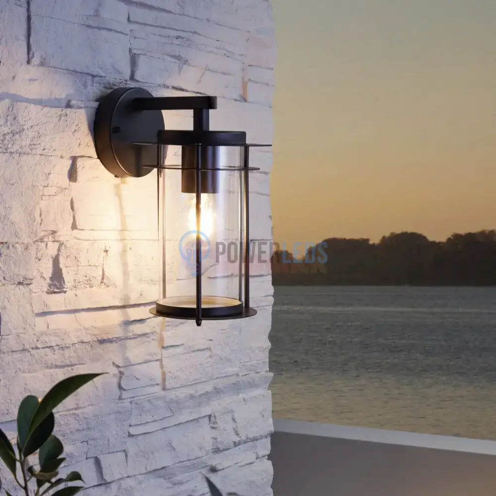 Aplica Exterior Tip Felinar VALDEO Black Eglo NEAGRA / APLICA PERETE Wall Light Fixtures