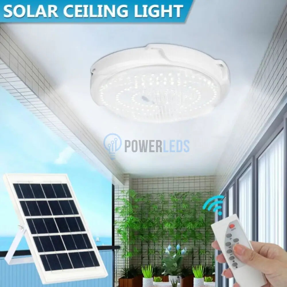 Aplica Led 100W Cu Panou Solar Si Telecomanda Wall Light Fixtures