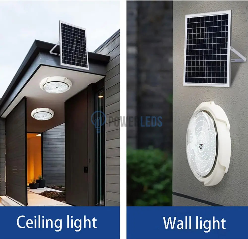 Aplica Led 100W Cu Panou Solar Si Telecomanda Wall Light Fixtures