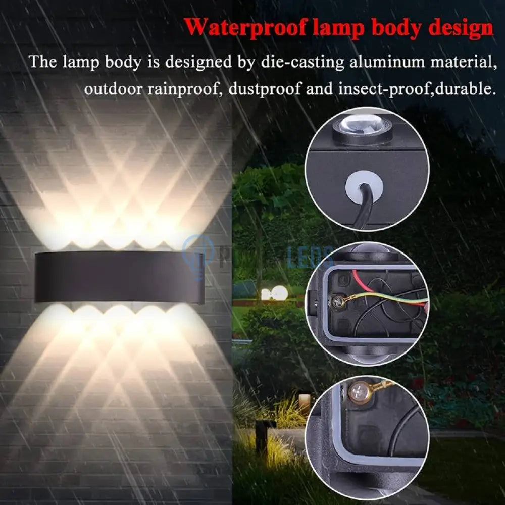 Aplica Led 10W Trio Exterior Neagra Wall Light Fixtures