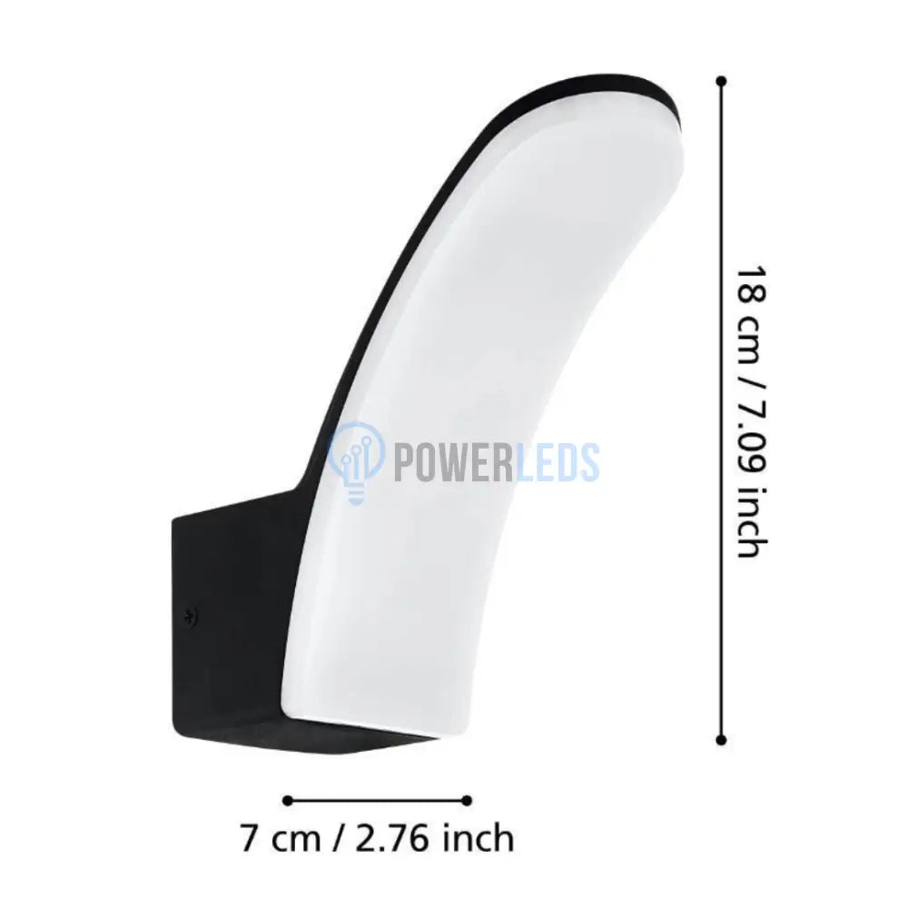 Aplica LED 11W EGLO FIUMICINO 98148 Exterior NEAGRA / ALB CALD / APLICA PERETE Wall Light Fixtures
