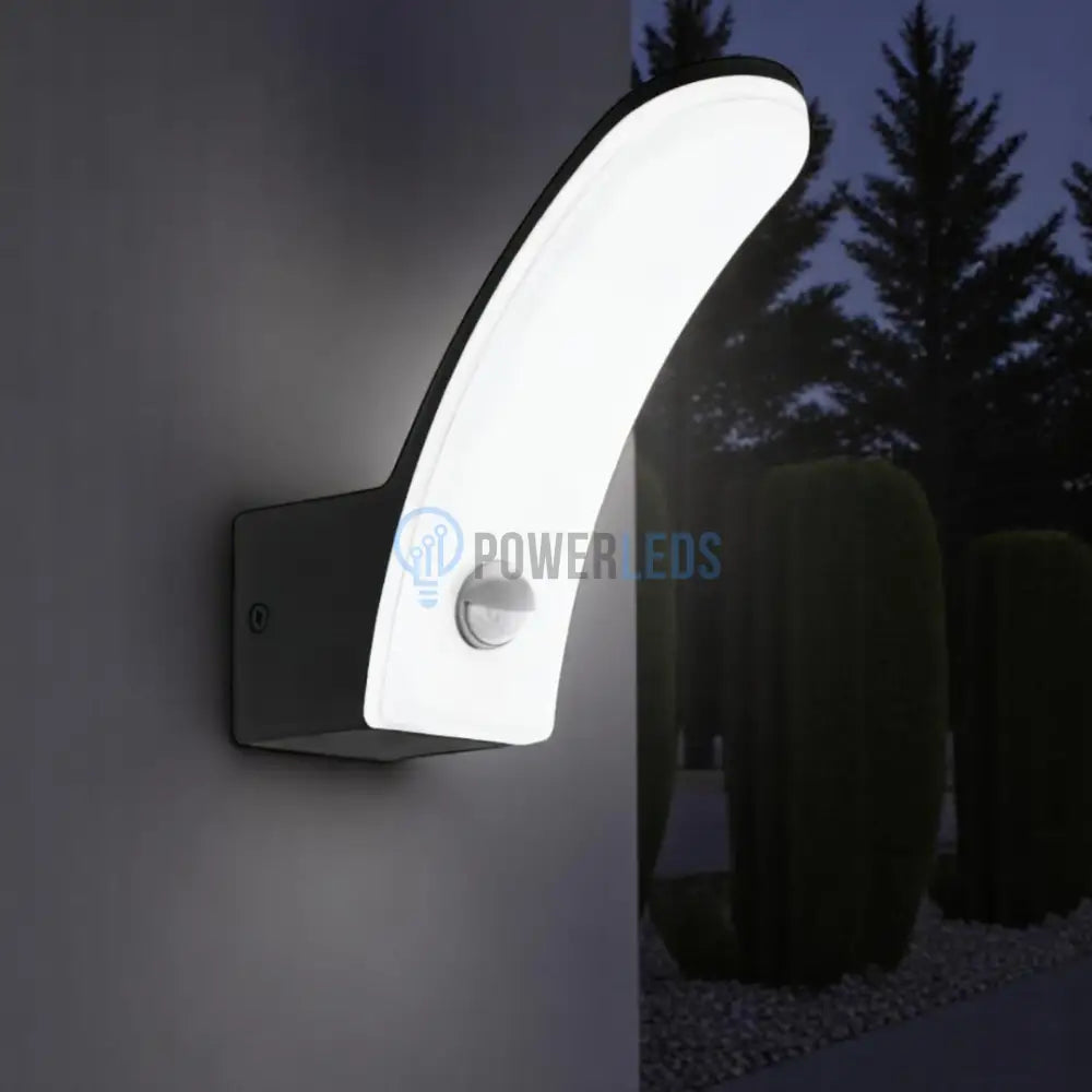 Aplica LED 11W EGLO FIUMICINO 98149 Senzor Exterior NEAGRA / ALB CALD / APLICA PERETE Wall Light Fixtures