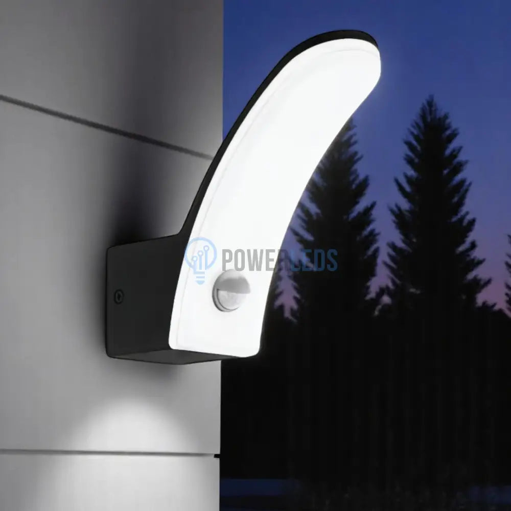 Aplica LED 11W EGLO FIUMICINO 98149 Senzor Exterior NEAGRA / ALB CALD / APLICA PERETE Wall Light Fixtures