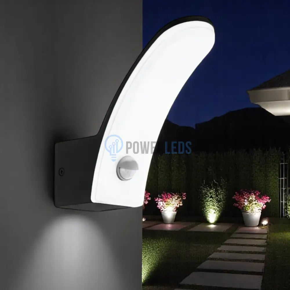 Aplica LED 11W EGLO FIUMICINO 98149 Senzor Exterior NEAGRA / ALB CALD / APLICA PERETE Wall Light Fixtures