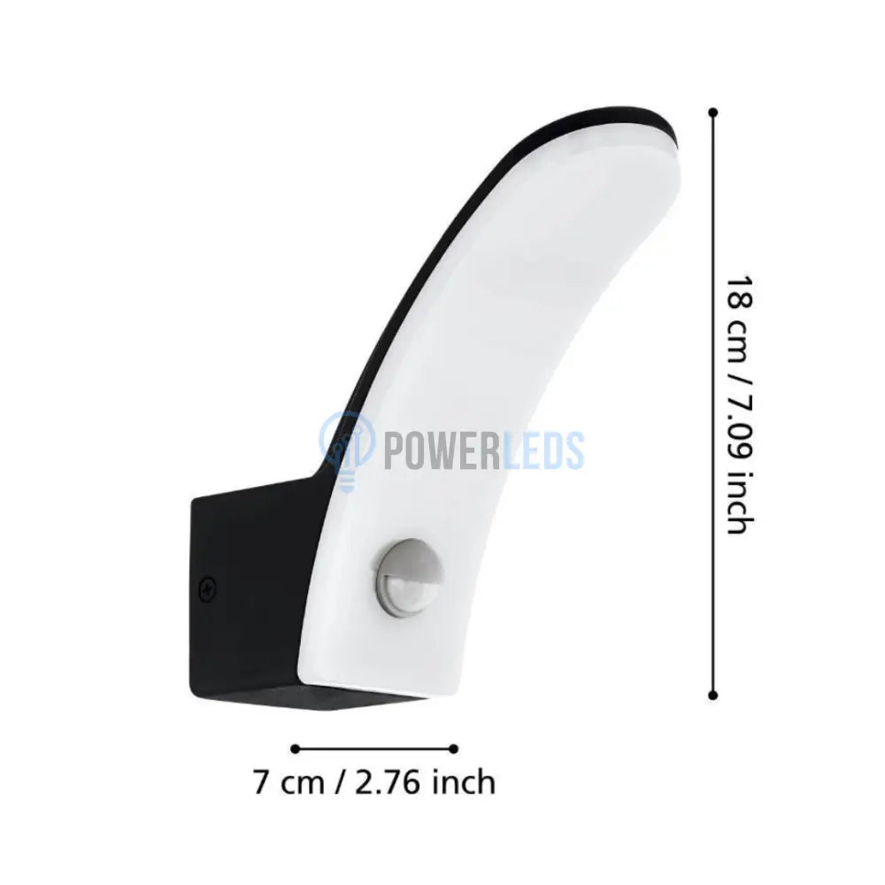 Aplica LED 11W EGLO FIUMICINO 98149 Senzor Exterior NEAGRA / ALB CALD / APLICA PERETE Wall Light Fixtures