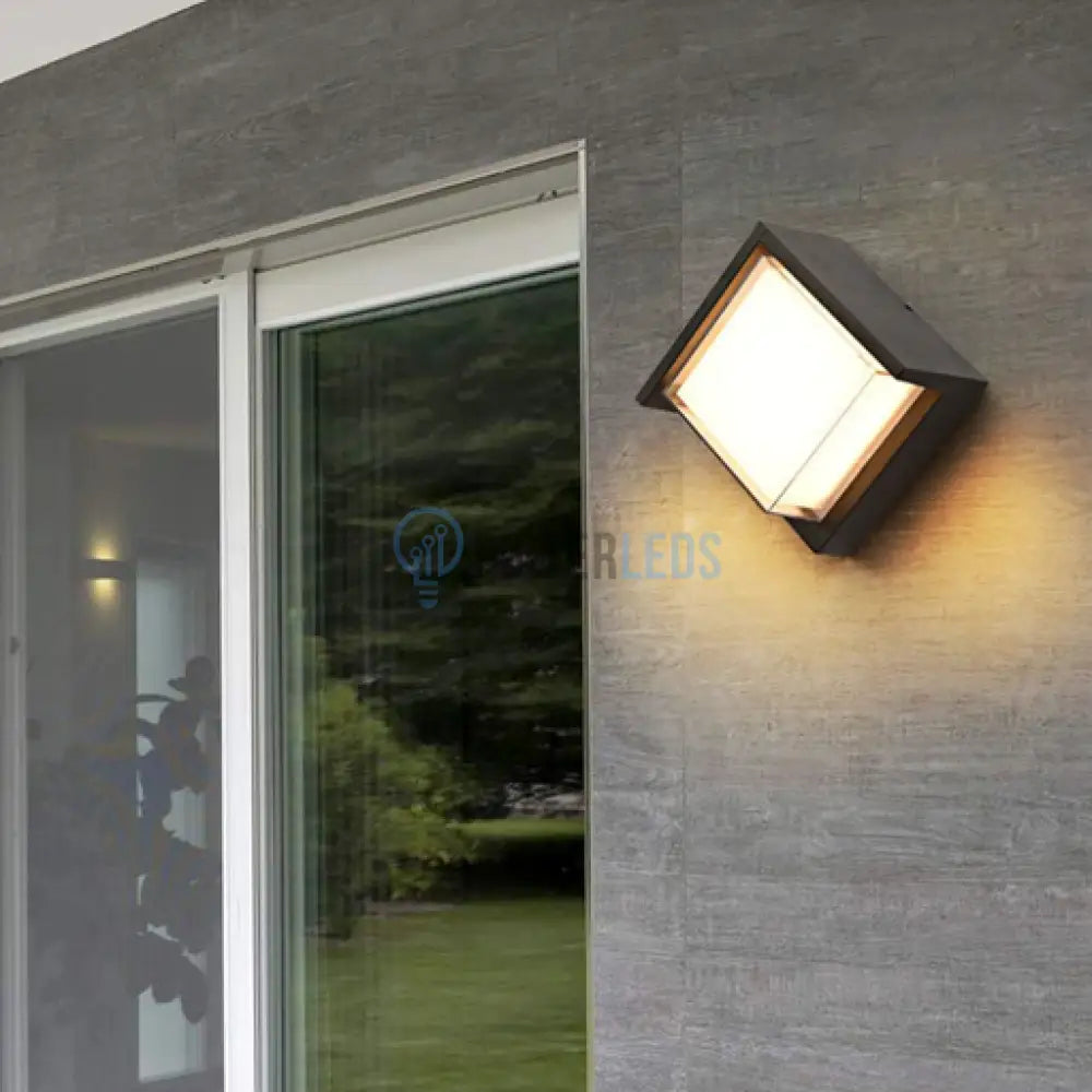 Aplica Led 15W Square Suga Exterior Wall Light Fixtures