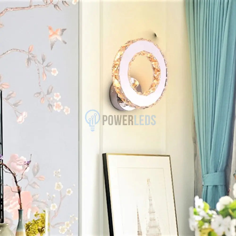 Aplica Led 16W Cristal Ring Wall Light Fixtures
