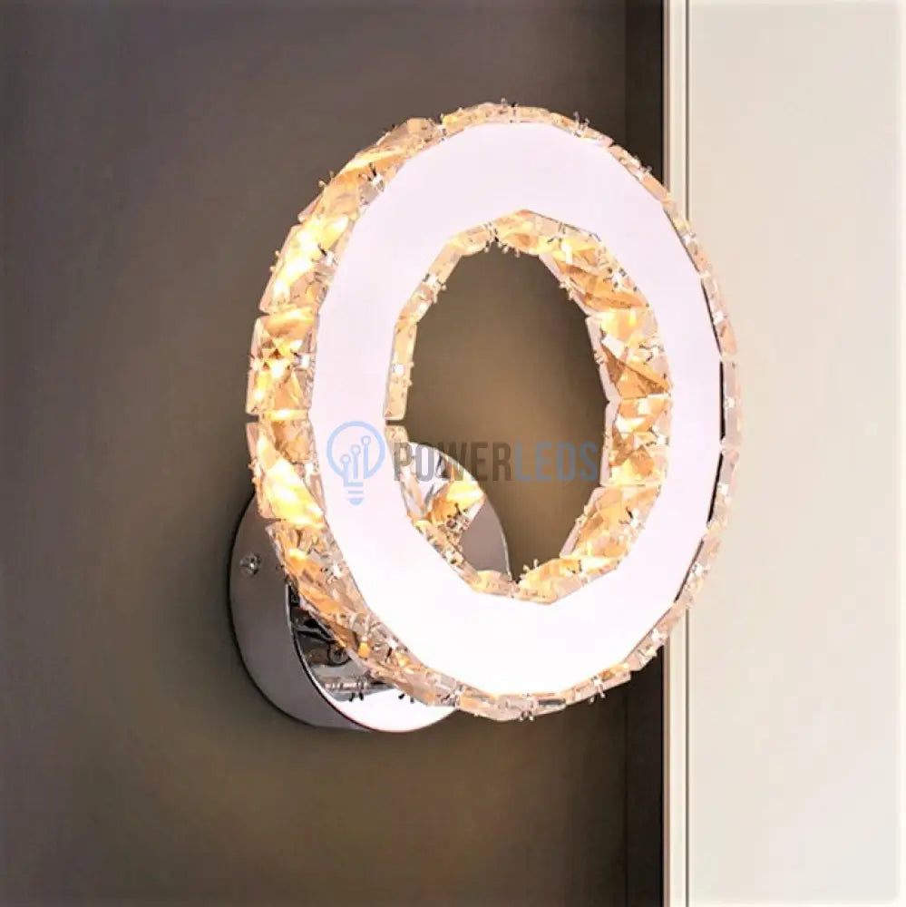 Aplica Led 16W Cristal Ring Wall Light Fixtures