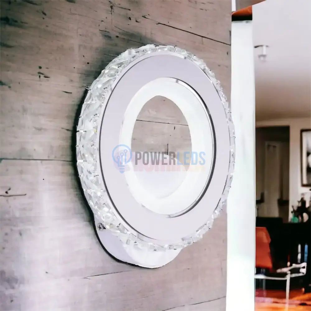 Aplica Led 18W Cristal Rotunda Alba Wall Light Fixtures