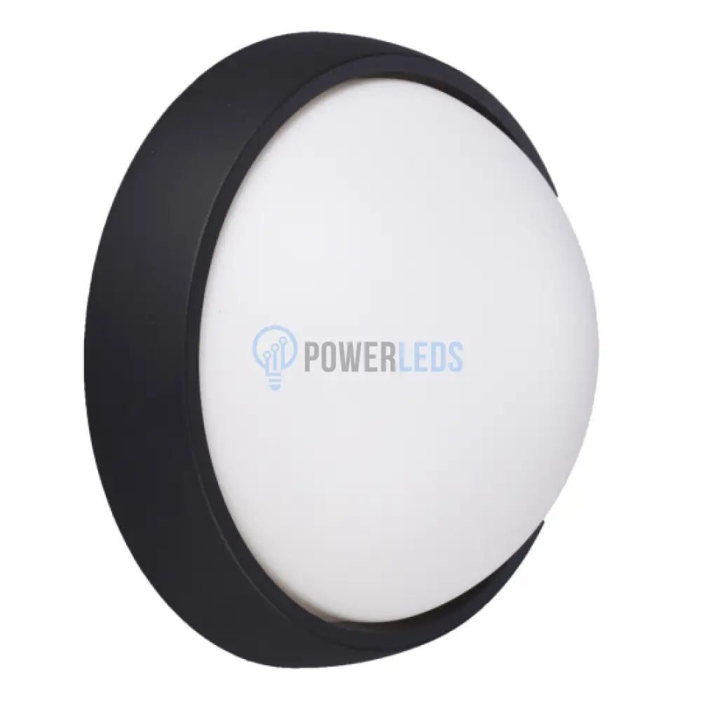 Aplica Led 18W Rotunda Bat Neagra Exterior Lighting Fixtures