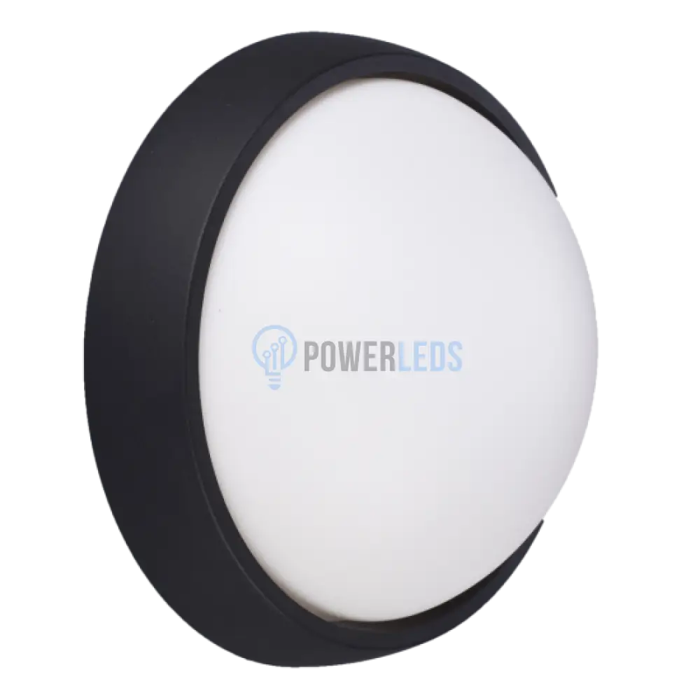 Aplica Led 18W Rotunda Bat Neagra Exterior Lighting Fixtures