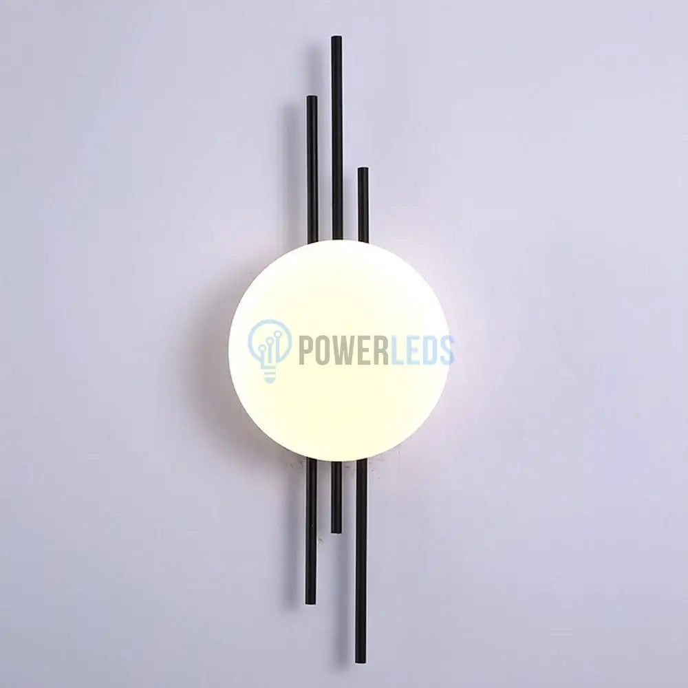 Aplica LED 20W Luxury Fine Lines Black powerleds.ro