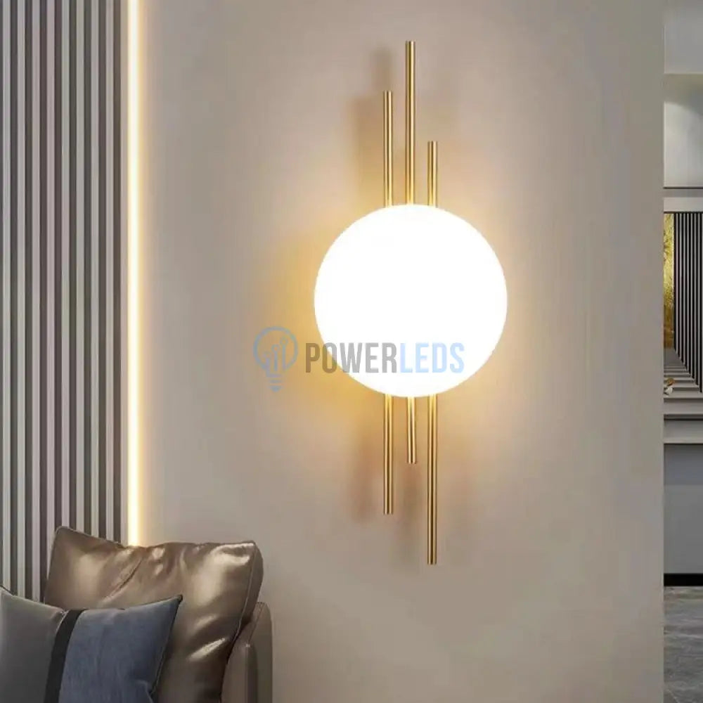 Aplica LED 20W Luxury Fine Lines Gold powerleds.ro