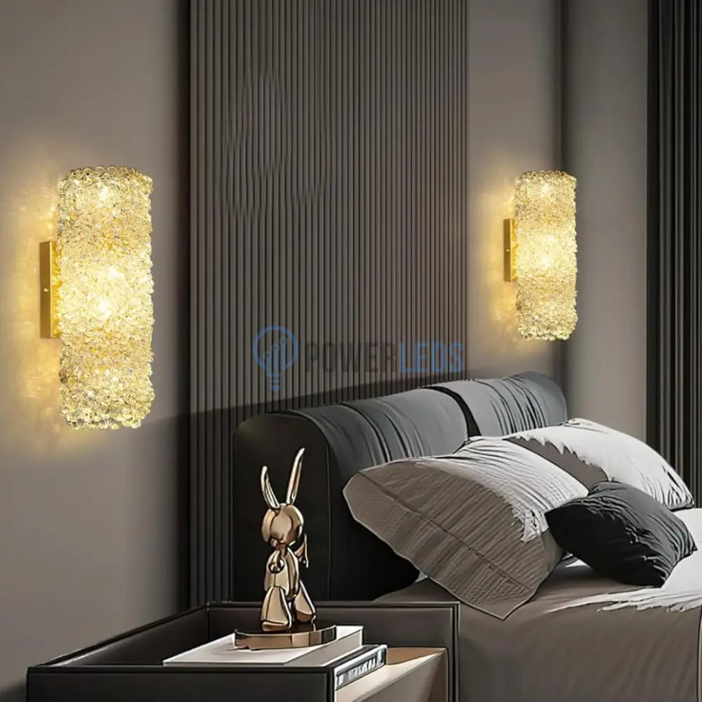 Aplica LED 21W Crystal Elegance CRISTAL / APLICA PERETE / TAVAN / CHROME Wall Light Fixtures