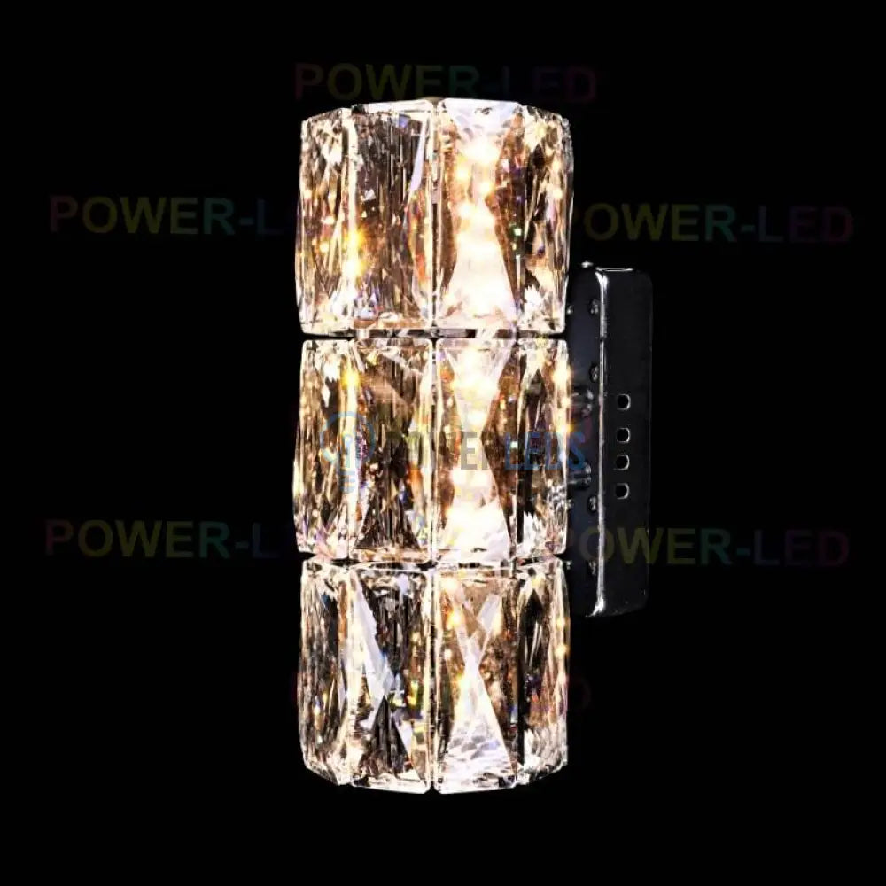 Aplica Led 24W Cristal Cilindru 22Cm Wall Light Fixtures