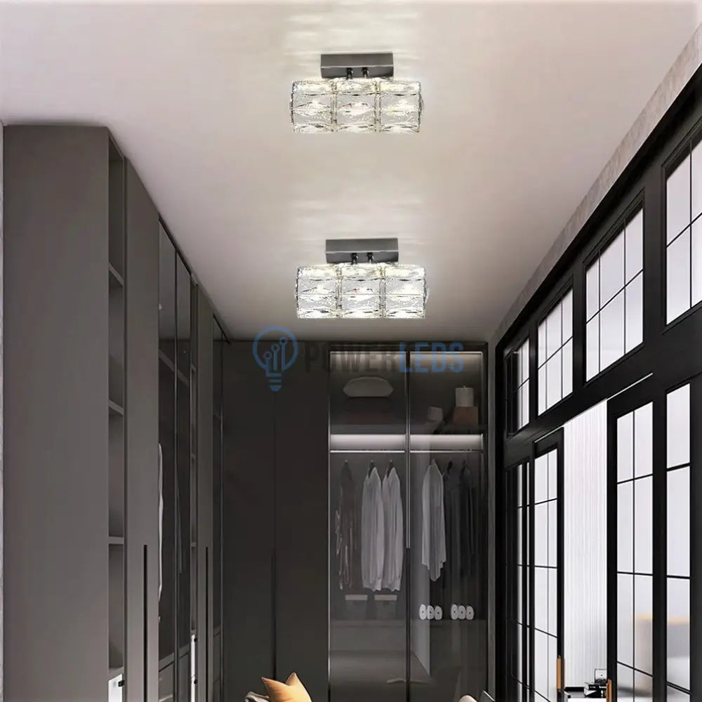 Aplica Led 24W Cristal Cilindru 22Cm Wall Light Fixtures