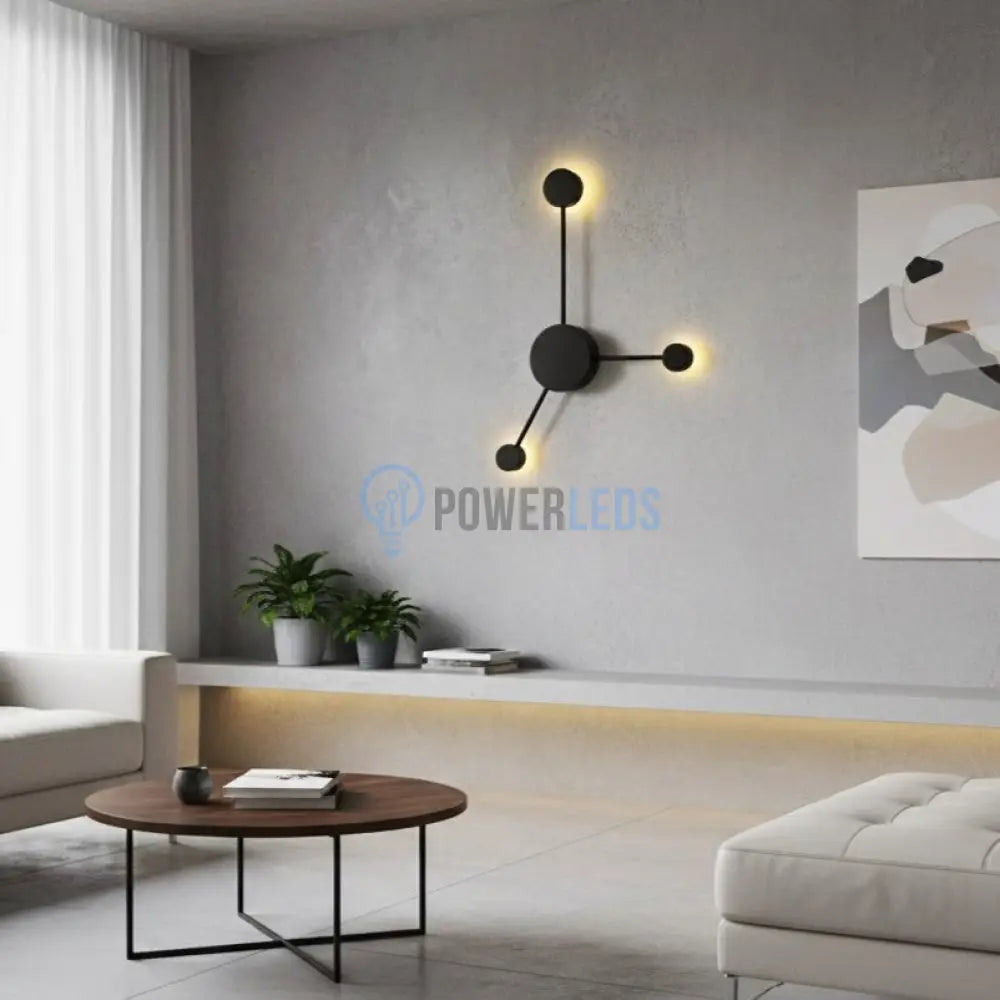 Aplica LED 24W Modern Style-3 Negru
