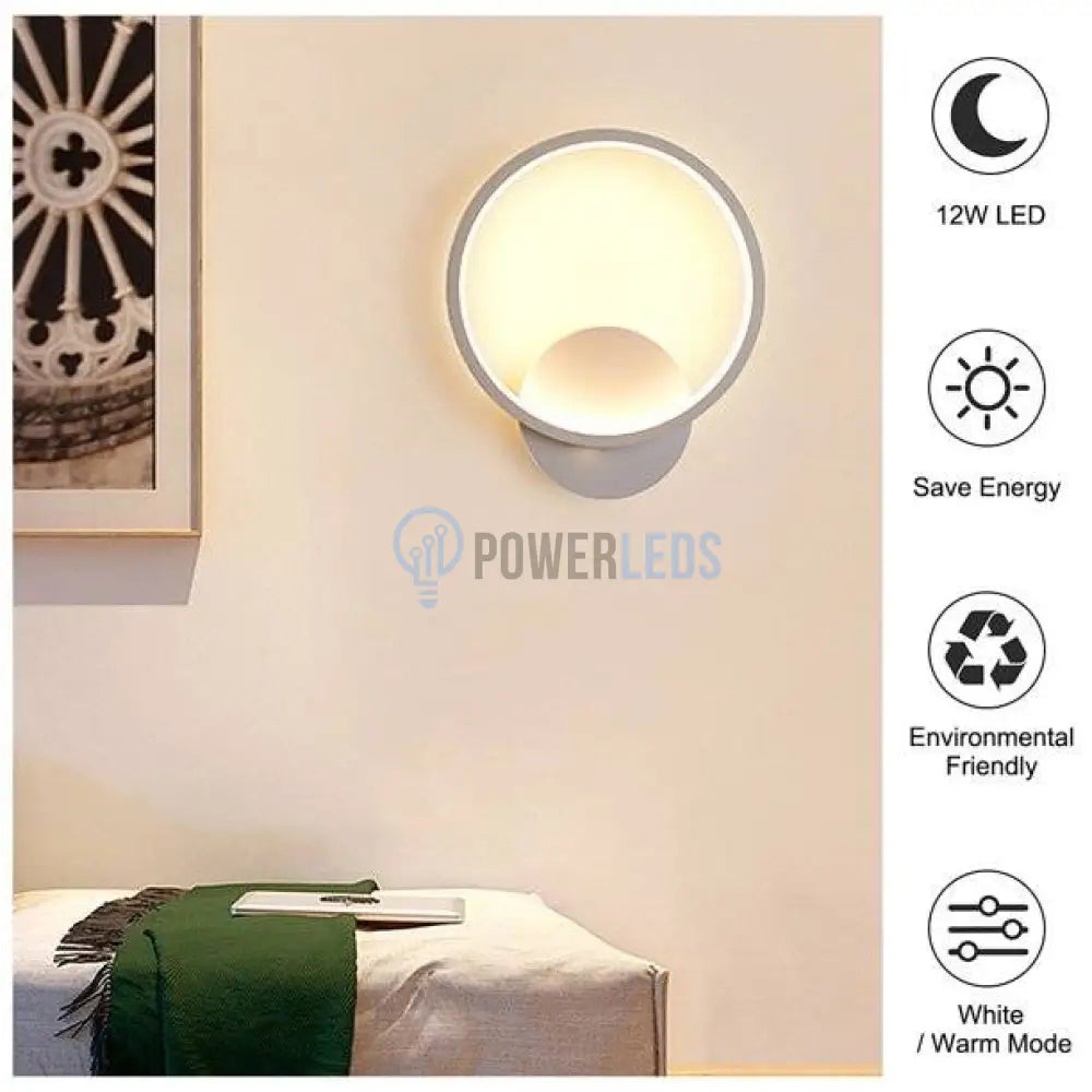 Aplica Led 28W Round Alba Slim 3 Functii Wall Light Fixtures