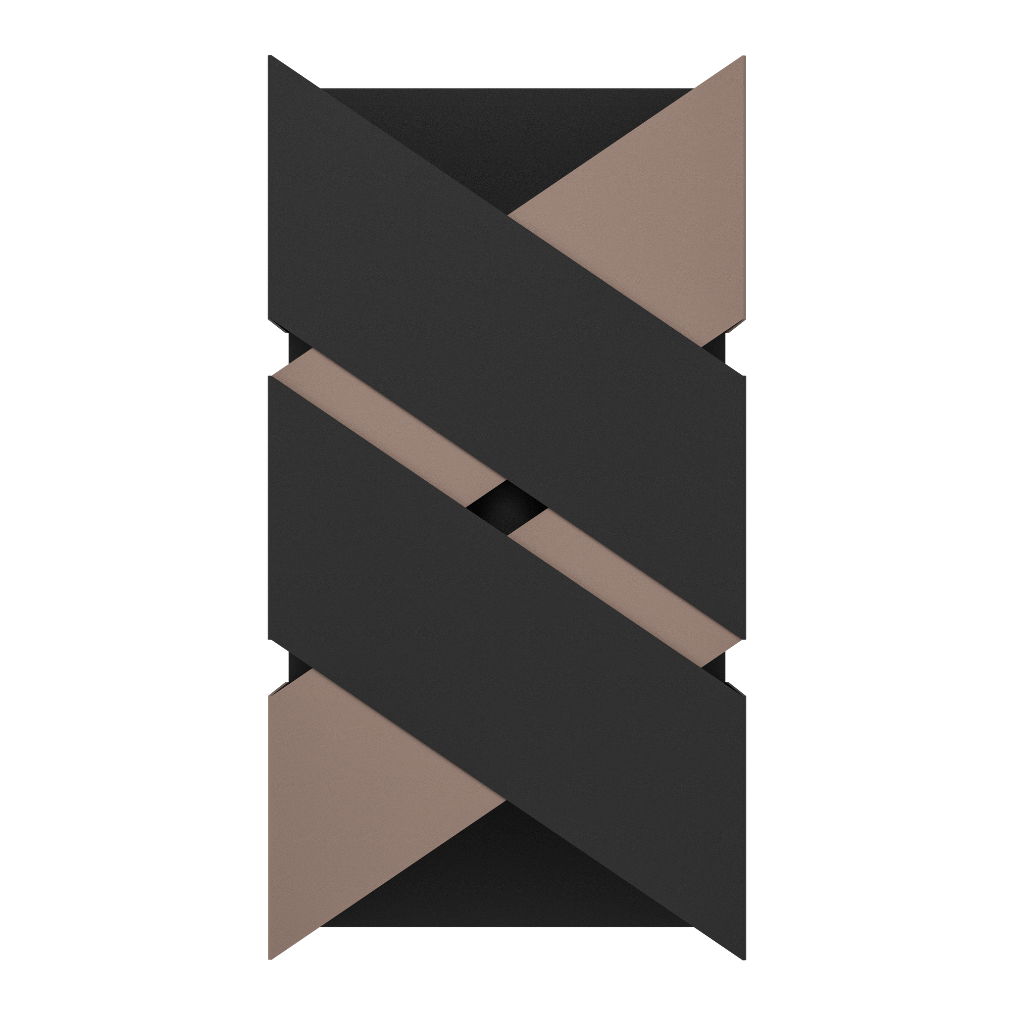 Aplica LED 5W GURARE Negru+Maro