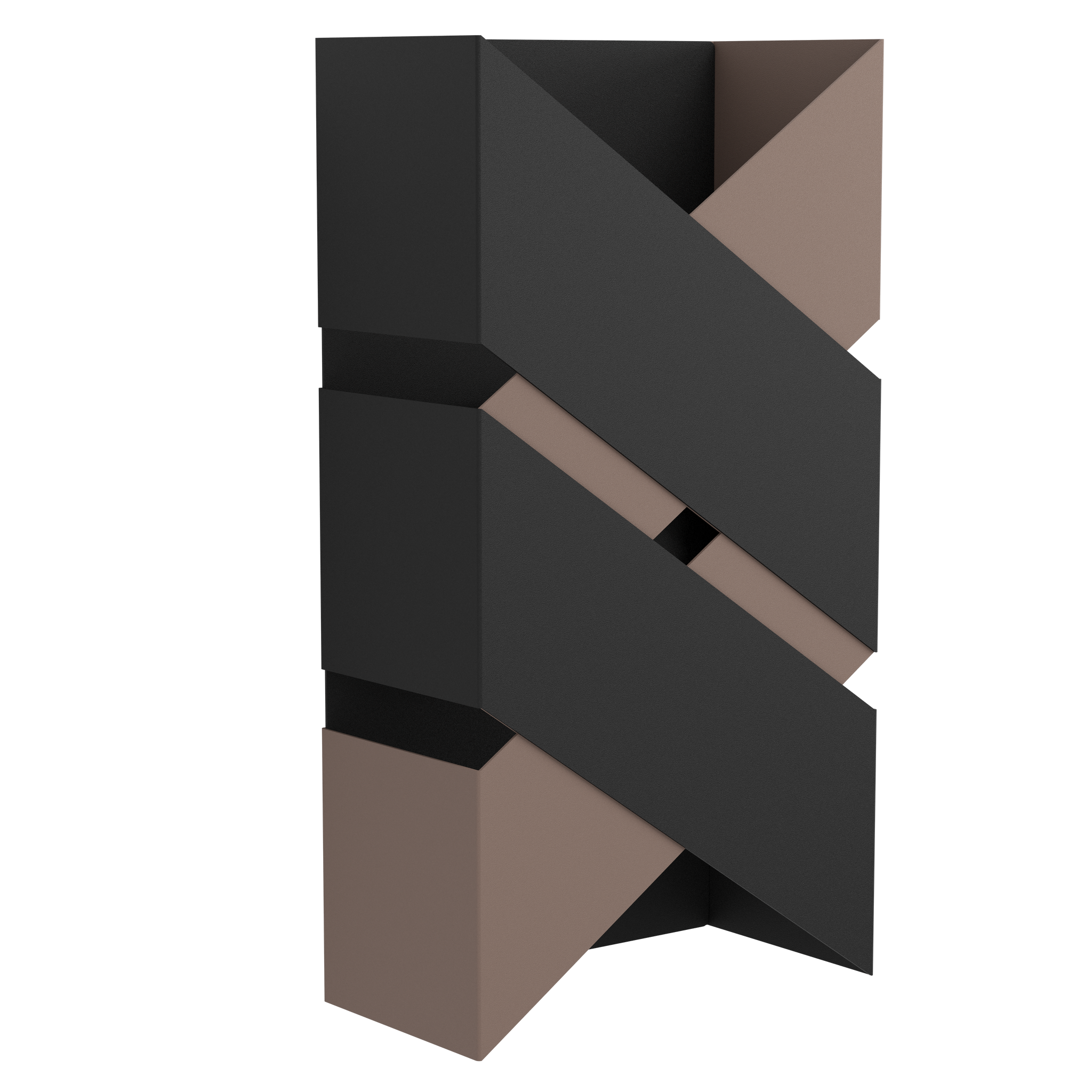 Aplica LED 5W GURARE Negru+Maro