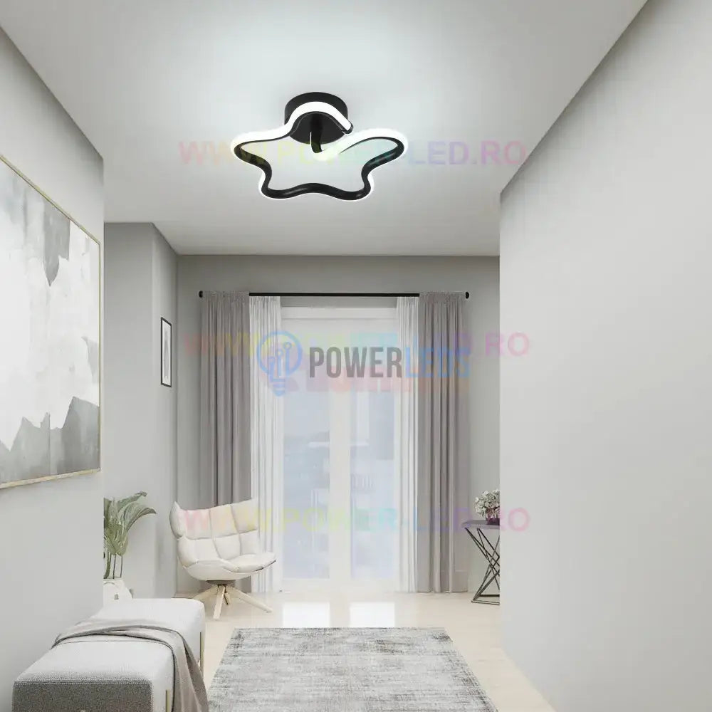 Aplica Led 36W Ministar Black Echivalent 150W Lighting Fixtures
