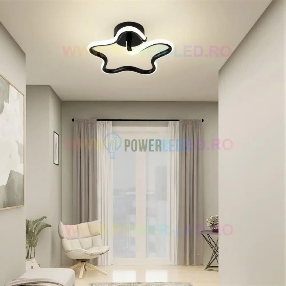 Aplica Led 36W Ministar Black Echivalent 150W Lighting Fixtures