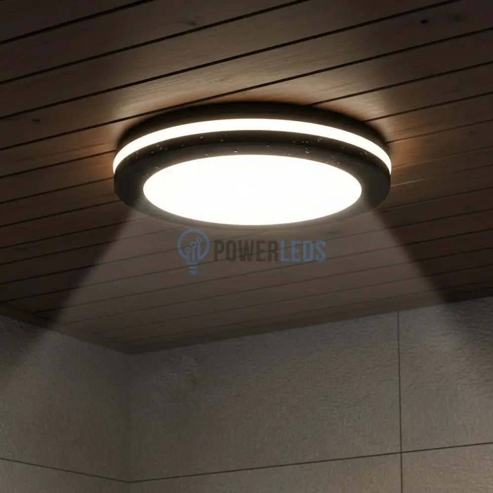 Aplica LED 40W Rotunda Miraq Neagra Exterior Lighting Fixtures