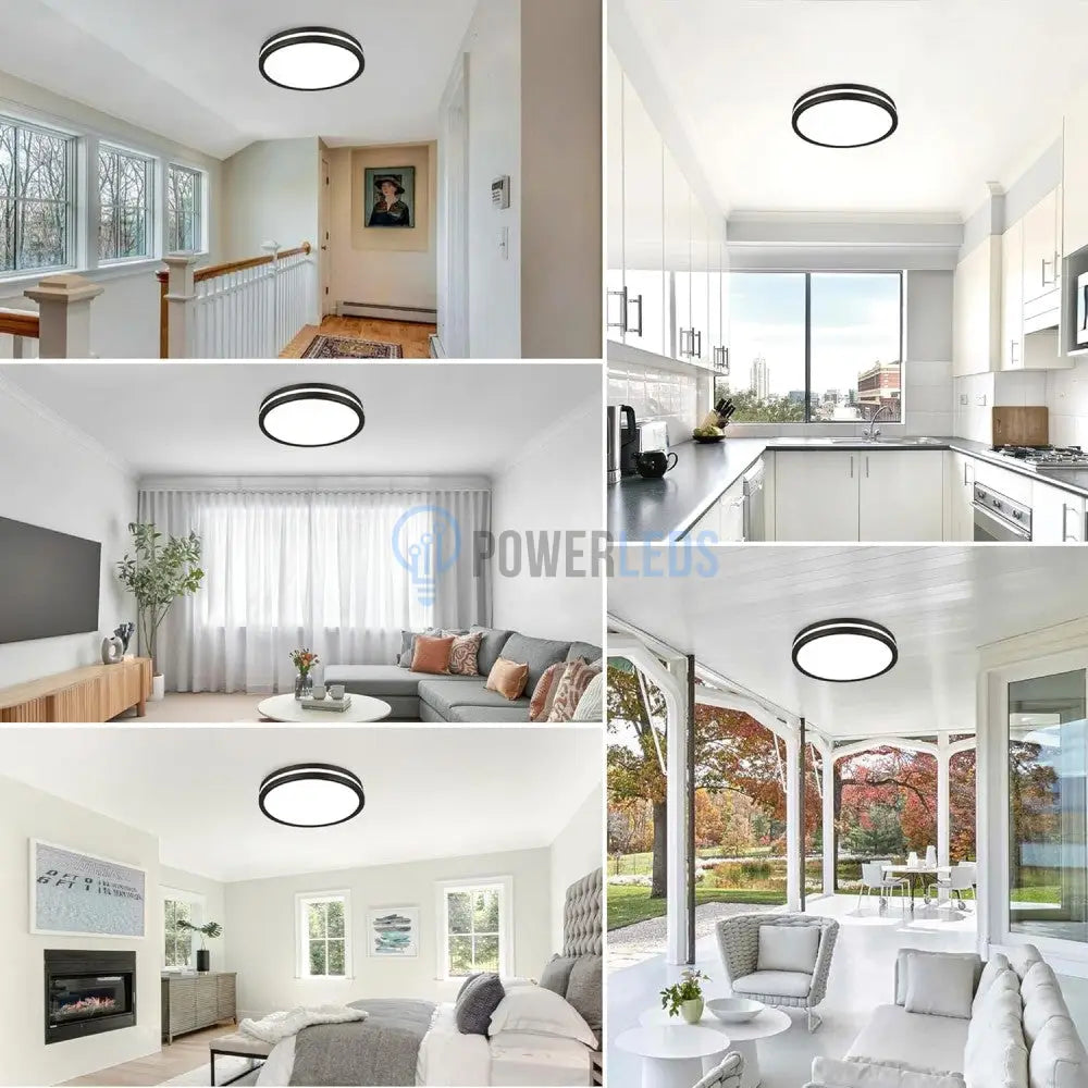 Aplica LED 40W Rotunda Miraq Neagra Exterior Lighting Fixtures
