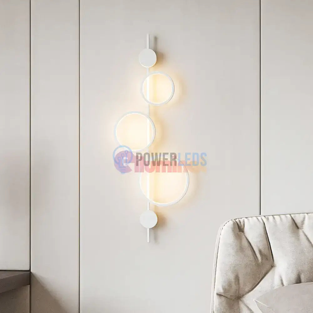 Aplica LED 40W TRIPLE ROUND WHITE 3 Functii powerleds.ro