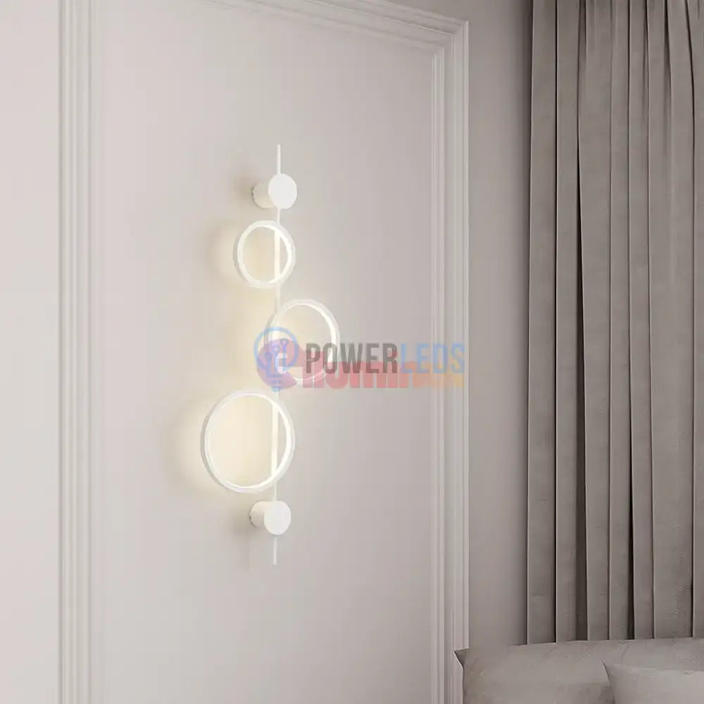 Aplica LED 40W TRIPLE ROUND WHITE 3 Functii powerleds.ro