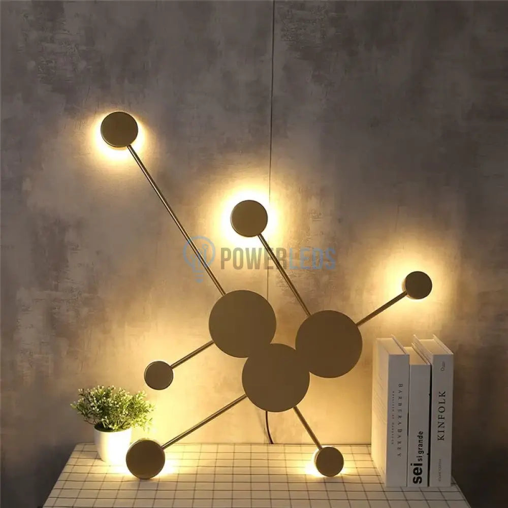 Aplica Led 45W Modern Style-6 Gold