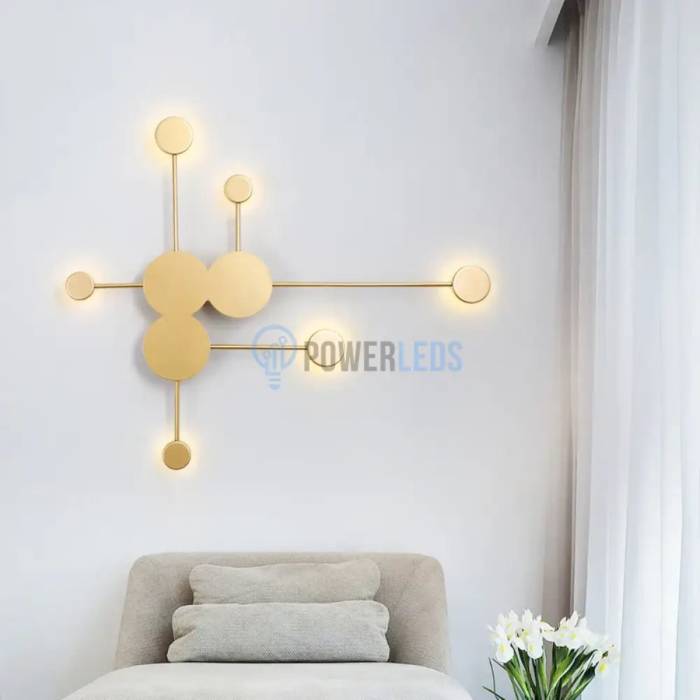 Aplica Led 45W Modern Style-6 Gold