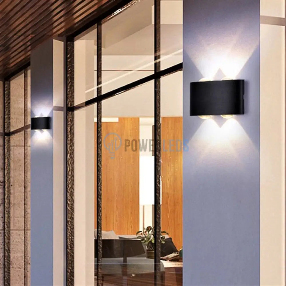 Aplica Led 4W Trio Exterior Neagra Wall Light Fixtures