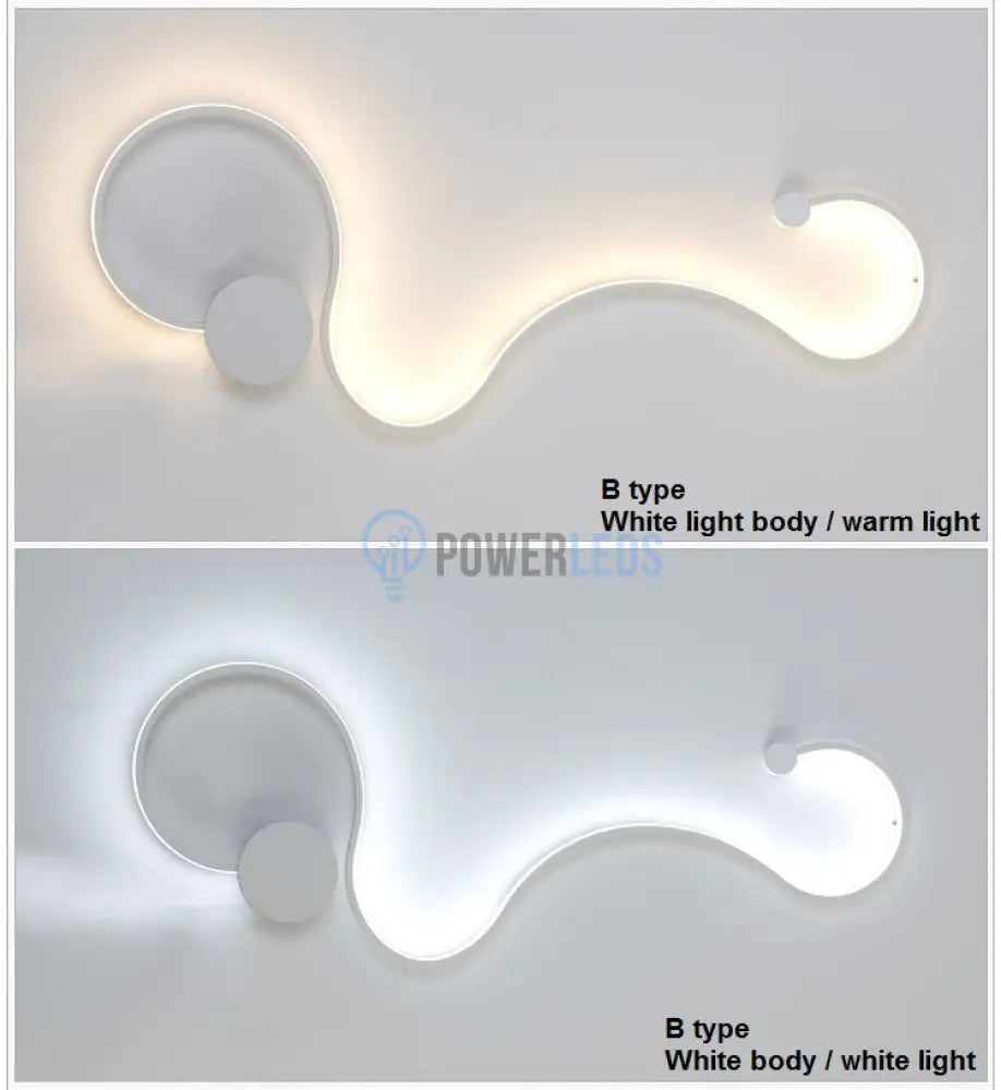 Aplica Led 60W 82Cm Gamora Alba Wall Light Fixtures