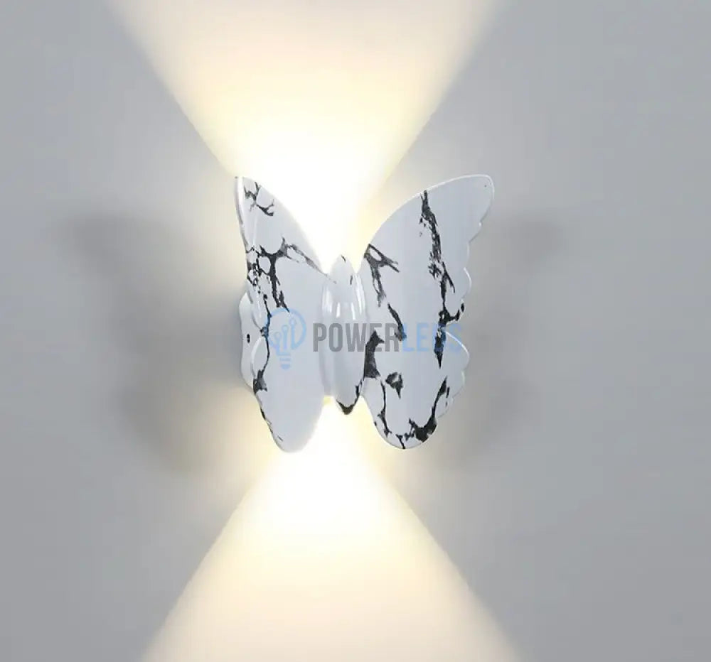 Aplica Led 6W Exterior Butterfly Alba C207Wh Wall Light Fixtures